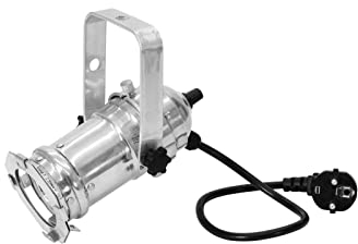 Projecteur PAR LED Eurolite LED PAR-16 3CT sil 41607011 N/A Puissance: 10 W blanc chaud N/A