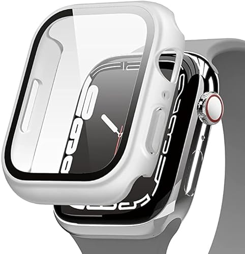 elago Clear Shield Custodia Compatibile con Apple Watch 9/8/7 Cover, Compatibile con 41mm, Protezione Completa, Accesso Completo allo Schermo, Ricarica Diretta, Scudo Trasparente (Trasparente Opaco)