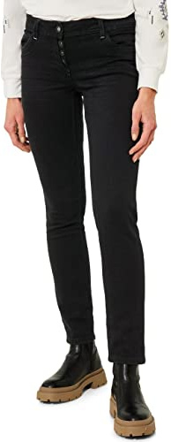Cecil Damen B375280 Jeanshose, Basic Black Wash, 27W / 32L
