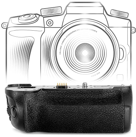CELLONIC DMW-BGG9 Battery Grip Compatible with Panasonic Lumix G9 - Camera Vertical Grip for DMW-BLF19 Batteries - Multifunction Portrait Handle Backup Battery Holder