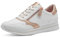 Jana Femme 8-23763-42 Basket, Blanc Or Rose, 38 EU