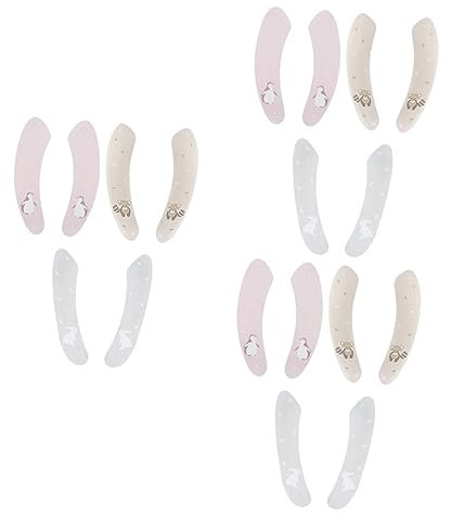 Zerodeko 9 Pairs Toilet Sticker Toilet Warmer Cover Toilet Sleeve Toilet Padded Toilet Bowl Toilet Liners mats Fabric Toilet mat Toilet lid Toilet seat Cover Rug Universal Non-Woven Fabric