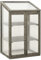 HOVOTHY Gewächshaus 60x45x100 cm Tannenholz Wintergarten Gewächshaus Balkon Tomatengewächshaus Gewächshaus Winterfest Wintergewächshaus mit Klappdeckel Schutz der Pflanzen vor Kälte