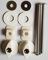 Toilet Seat Replacement Back Nuts Bottom Fixing Bolt Toilet Seat Hinges Screws Washers Kit