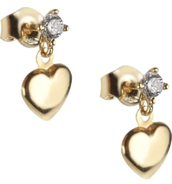 FAVS Damen-Kinderohrring 375er Gelbgold 2 Zirkonia One Size 89149321