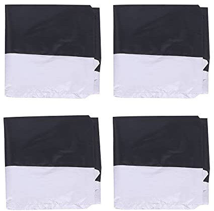 IMCCZONY 4Pcs De Stockage De Couverture De Pneu De Secours De Voiture Pneu De Voiture Portent Polyester De Fourre-Tout pour des Couvertures De Protection De Roue De Voitures 4 Saisons