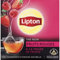 Lipton Thé Noir Fruits Rouges à la fraise de France 20 Sachets Pyramid®