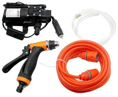 Autowaschpistole Auto Wasser Pistole 12V Reinigung Gun Pumpe Hochdruck Auto Waschen Pflege Tragbare Elektrische Reinigung Auto Ausrüstung Wasser Pistole Set