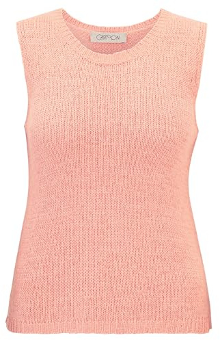 Cartoon Damen Strick-Top mit Rundhalsausschnitt 42, Light Peach