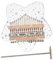 DRESSOOS 17-key Crystal Thumb Piano Perfect for Boys and Girls Portable Music Instrument Set