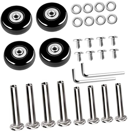 Ciieeo Gepäckräder Ersatz Für Gepäckräder Gummiräder Lenkrollen Kofferräder Ersatzräder Für Gepäckkoffer Gummirollen Reparatur-werkzeugsatz