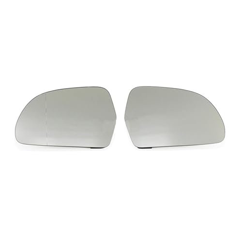 Cristal Retrovisor Lateral Cristal De Espejo Retrovisor Lateral Calefaccionado para Skoda para Octavia para Superb 2009 2010 2011 2012 2013 2014 Coche Cristal Espejo(Pair)