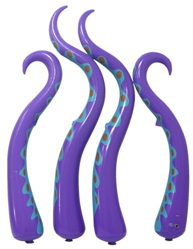 Decoración De Tentáculos Pulpo - Tentáculos Gigantes De Miedo, Exhibición Del Patio De PVC | Decoración De Vacaciones Embrujada Accesorios De Jardín Al Aire Libre, Halloween Césped Impermeable