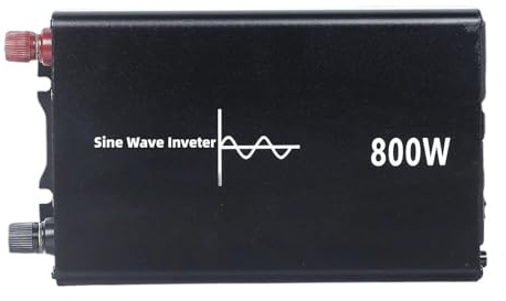 Inverter Convertisseur Onduleur Onde Sinusoïdale pour 800W 1000W 2000W Transformateur Puissance 12V 24V 48V 60V 72V AC 110V 220V Convertisseur Solaire(Black 2000w,12V,230V 60HZ)