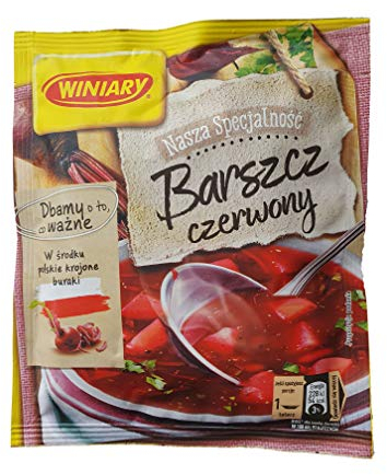 Winiary - Polnische Rote-Bete-Instantsuppe // Barszcz czerwony (5 x 49g)