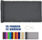 Moboo Balkon Sichtschutz PB2 PES blickdichte Balkonumspannung mit Ösen und Kabelbinder 8 Tage geliefert - in div.5 Größen & 2 Farben 420D(Schwarz,0.9x3m)