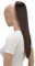 CAISHA 55cm Haarteil Nina mit Kordelverschluss Zopf Haarverlängerung Glatt Braun PH518