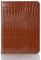 DMaos - Custodia a libro per iPad Mini, custodia in pelle con supporto in coccodrillo, portapenne, protezione classica alla moda per iPad Mini 6 8,3 pollici 2021, colore: marrone