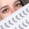 10 Paires Faux Cils Naturel Petit Diable Cils 3D Souples Bandeau Cils Fait Main Faux Cils Court Transparent Band Eyelashes par EMEDA (Little Devil)