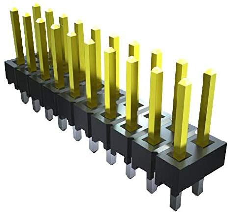 TSW-104-07-G-S Verbindungsstücke, 4 Pos, 1 Reihe, 2,54 mm, PC-Board-zu-Board-Pin-Headers, 10 Stück