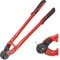 MAXPOWER Coupe-câbles en acier inoxydable robuste de 45,7 cm - Coupe-câble en acier robuste - Pour câbles durs