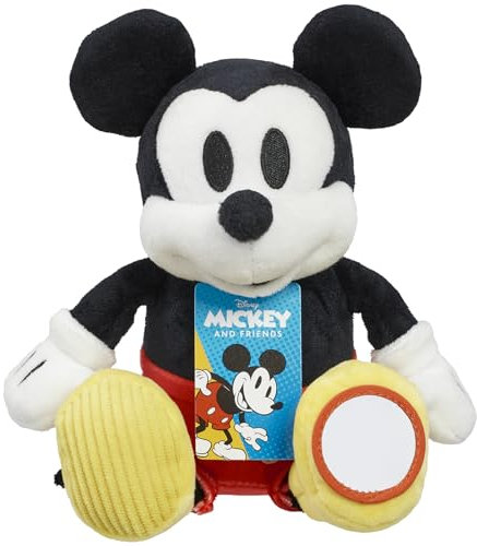 Rainbow Designs Official Disney Baby Mickey Mouse & Friends – Disney Mickey Mouse Toy Activity Soft Toy Sensory Fun – Newborn Disney Toy