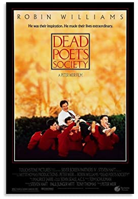 Dead Poets Society Klassisches Filmposter, dekoratives Gemälde, Leinwand, Wandposter und Kunstbild, modernes Familien-Schlafzimmer, 30 x 45 cm