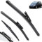 Limpiaparabrisas delantero y trasero compatible con Citroen C4 Grand Picasso C4 Picasso MK1 2008-2013 Parabrisas 303014