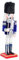 MagiDeal 30 Cm Casse-Noisettes, Décorations Noël, Ornement De Marionnette, Artisanat De Bureau pour Festivals, Fêtes, Maison, Sculpture De Poupée en Bois pour Table, Cheminée, Bureau Bleu