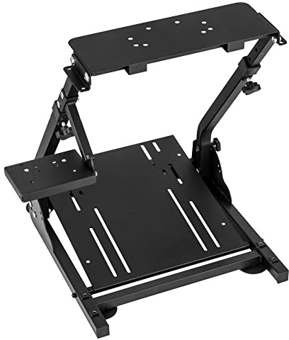 Schwarze Lenkradhalterung Universal Klappbar Lenkradhalterung Kompatibel mit Logitech G25 G27 G29 G920