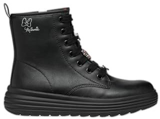 Geox J PHAOLAE Girl C Ankle Boot, Black, 39 EU