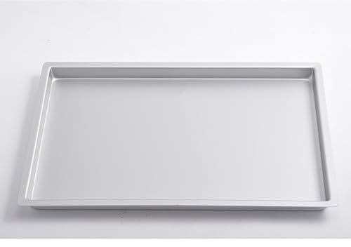 i enjoy + Cake Pan Aluminium Oblong (9 x 13 x 1) Baking Tray, Anodised Brownie Pan,Cake Tin, Silver