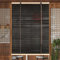 SANJIAOJIA Natür Bambus Rollo Schwarze Bambusrollo,Holz Jalousine,Retro-Raffrollos Für Fenster,Lichtfilternder Dekorvorhang Für Innen/Außen,Anpassbar Farbe,Breite x Höhe (40cm x 100cm)