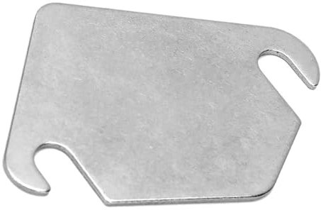 GIONAR Plaque de Bloc EGR pour Peugeot 1.4 HDI et 1.6 HDI, pour Citroën C3, C4, C5, Ford Fiesta, etc, Joint EGR, Joint Aveugle en Inox (Sans Trous)
