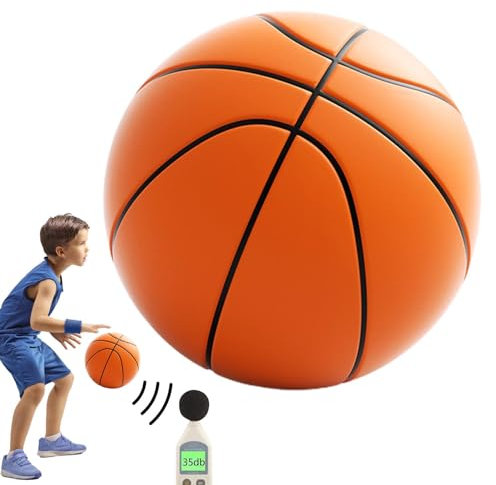 Lautloser Basketball | Silent Basketball | Bouncing Mute Ball | Silent Shot Basketball | 2024 New Leiser Basketball Größe 7 | Leiser Basketball | Indoor Basketball | Silent Basketball Dribbling or