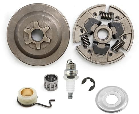 Ollanoos 1123 640 2003 3/8 Spur Sprocket Clutch Cover Kit Replacement for Stihl MS170 MS180 021 023 025 MS210 MS230 MS250 Chainsaw, Replaces 1123 640 2073, 1123 160 2001, 1123 640 7102