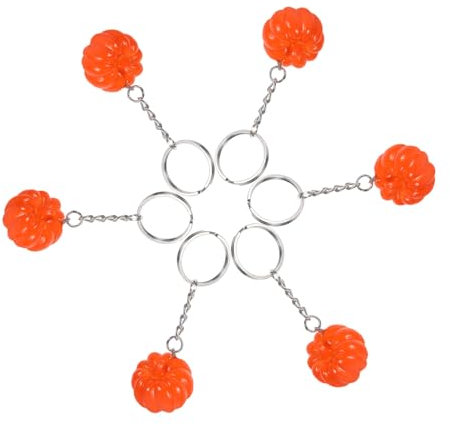 ULDIGI 6stücke Halloween Schlüsselanhänger Kürbis Für Taschen Rucksäcke Handys Deko Zubehör Für Feste