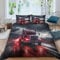 Bettwäsche 140X200 cm Bettbezug LKW-Fahrzeug 3 Teilig Bettbezug Set Microfaser 3D Motiv Modern Bettdeckenbezug Mit Reißverschluss Und 2 Kissenbezug - Weich Hypoallergene Tagesdecke -6626847869190