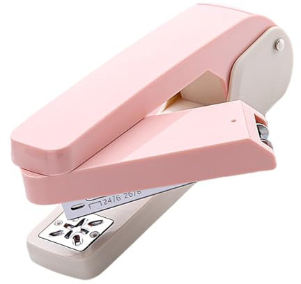 VOCUE Um 360 Grad drehbares Heftgerät, 25 Blatt Kapazität, für Broschüren, Zeitungen, Broschüren, Broschüren, Prospekte, Heften, Bindung