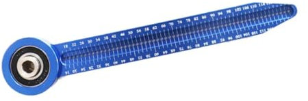 Baoblaze Mini Woodworking Compass Scriber 360° Rotating for Wood Industry Adjustable Portable Versatile Carpenter Tool Aluminum Alloy, Blue