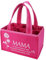 Flaschentasche für Mama - Filztasche für 6 Flaschen, Geschenke zum Frauen Geschenk, Einkaufstasche mit Trageschlaufen und Aufdruck, Für Frau, Freundin, Schwester (24x15x15 cm)