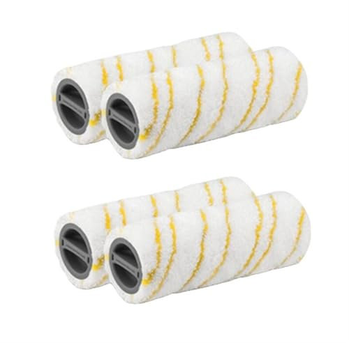 GZLLWVNK Accessoires De Brosse À Rouleau De Nettoyage De Sol, Compatibles avec Karcher, FC5 FC7 FC3 FC3D, Remplacez La Brosse D'aspirateur Électrique for Sol.(4pcs)
