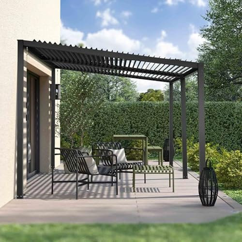 CERLAND Pergola en Aluminium bioclimatique Sun - 12 m² - L400 x l310 x H253 cm