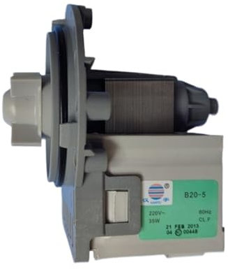 Motor de bomba de drenaje for lavadora, Compatible con Samsung, B20-5, 220V, 60Hz, 35W, DC31-00030B, piezas de drenaje for lavadora