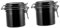 Vaguelly Hard Plastic Lash Glue Storage Tank Sealed for Dehumidification Leakproof Eyelash Glue Jars Compact Easy to Carry