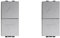 IXTRIMA Pulsante Interbloccato Saliscendi Commutatore 2P 10A Tapparelle Colore Grigio Compatibile Con Bticino Living International