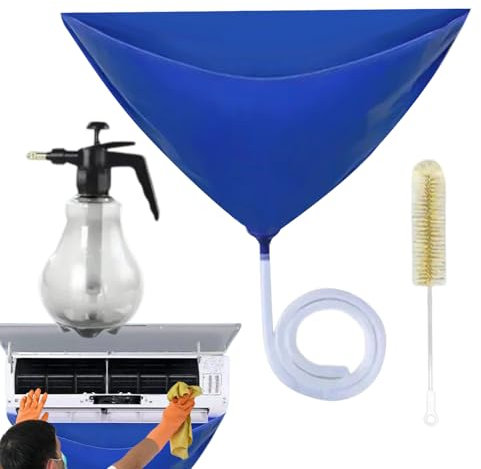 Kit De Cubierta De Limpieza De Aire Acondicionado Dividido, Funda Impermeable para Split, Limpieza para Lavado De Polvo De Aire Acondicionado, Bolsa De Limpieza De Aire Acondicionado Multifuncional