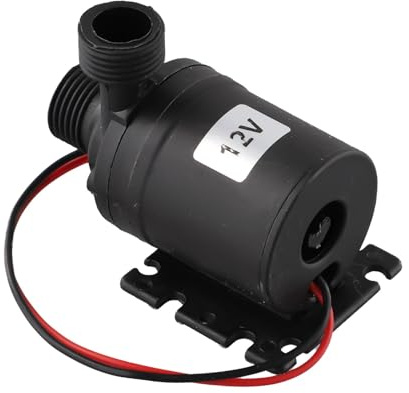 DC 12V 24V Solar Warmwasser Umwälzpumpe Kit mit geräuscharmem bürstenlosem Motor für effiziente Wasserzirkulation (12V)
