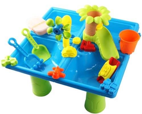 Oxtxuzdm Kinder Spielen Strandspielzeugsand Und Wasserspielzeug Gadget Tisch Set Ideal Für Beach Park Und Hinterhofaktivitäten Tragbare Faltbare Kinder Sandwassertabelle