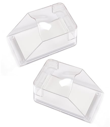 1 / 2pcs Rings Doorbell Rain Cover Waterproof Guard for Doorbell Outdoor Keypad Clear Covers Protector Dustproof Snowproof